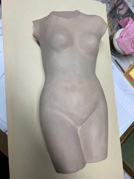 Nu XXème, après réintégration picturale