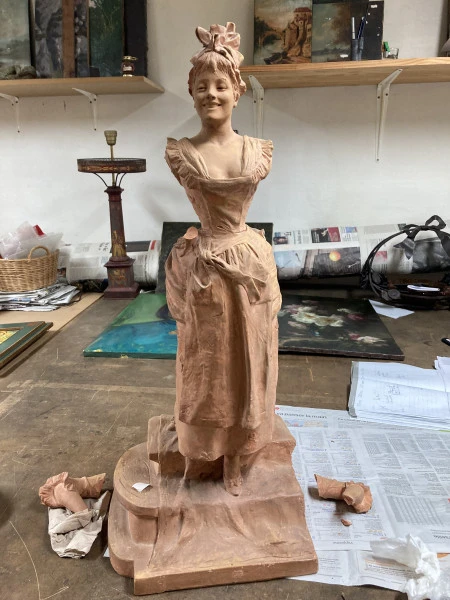 Terre cuite avant restauration