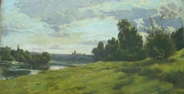 Paysage XIX après nettoyage