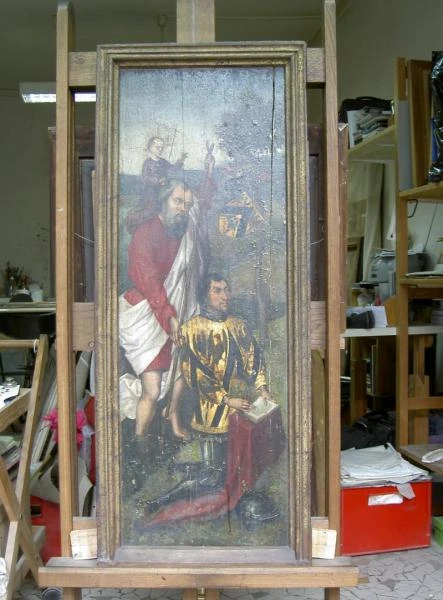 Panneau XVème, école flamande