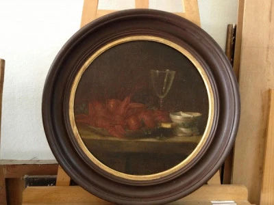 Peinture et cadre restaurés
