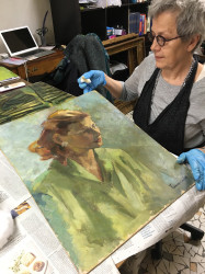 Nettoyage tableau à Saint-Ouen